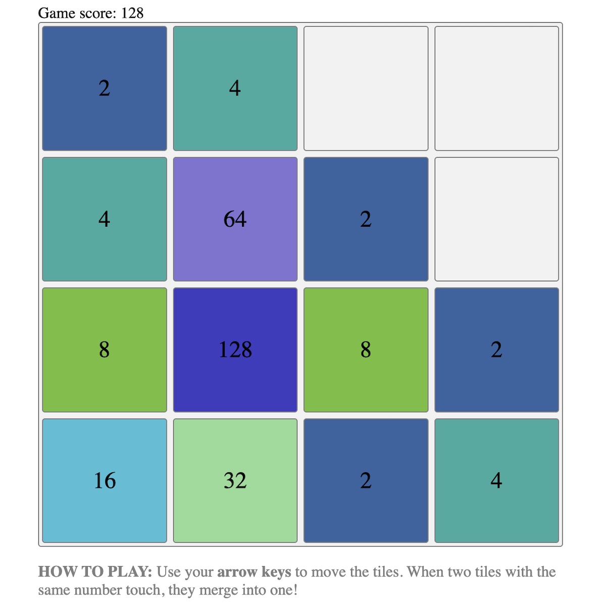 Превʼю проєкту «2048»